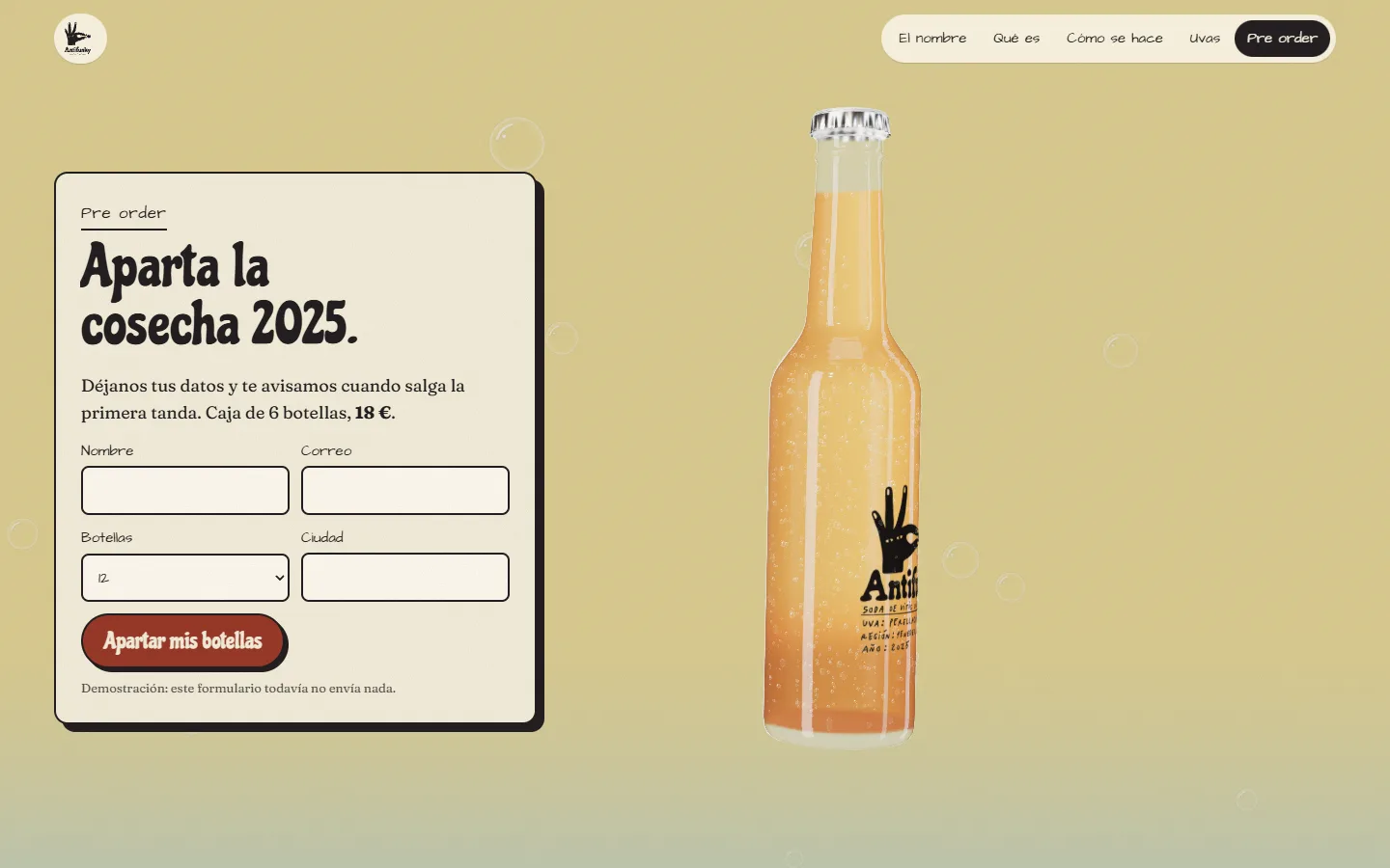 Apartar la cosecha 2025