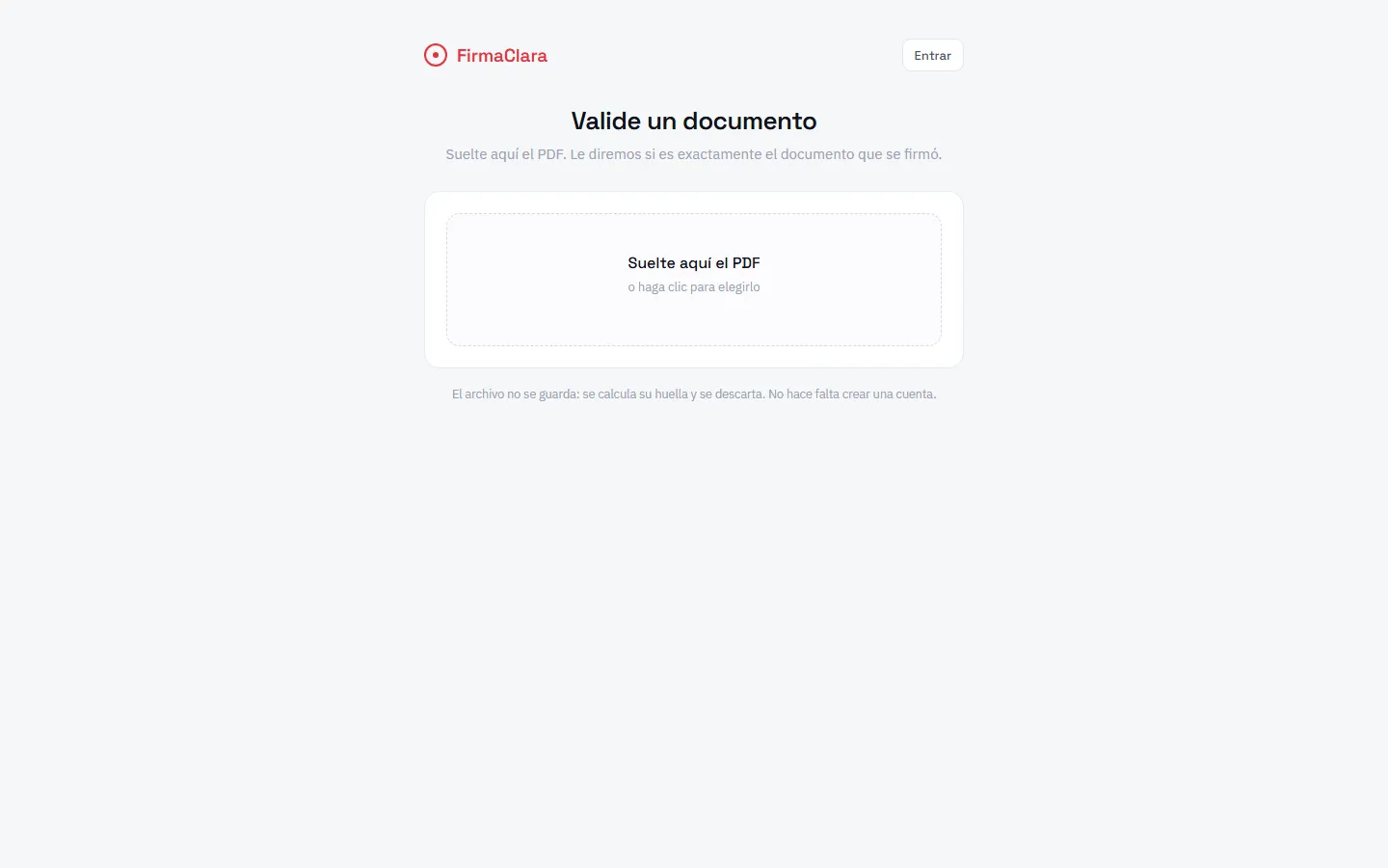 Verificador público de integridad de documentos