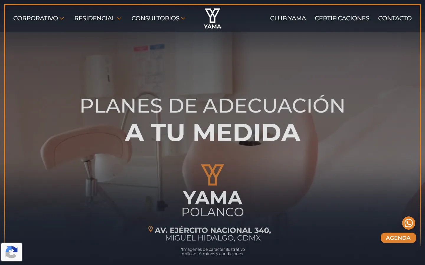 Landing de preventa: consultorios en Polanco