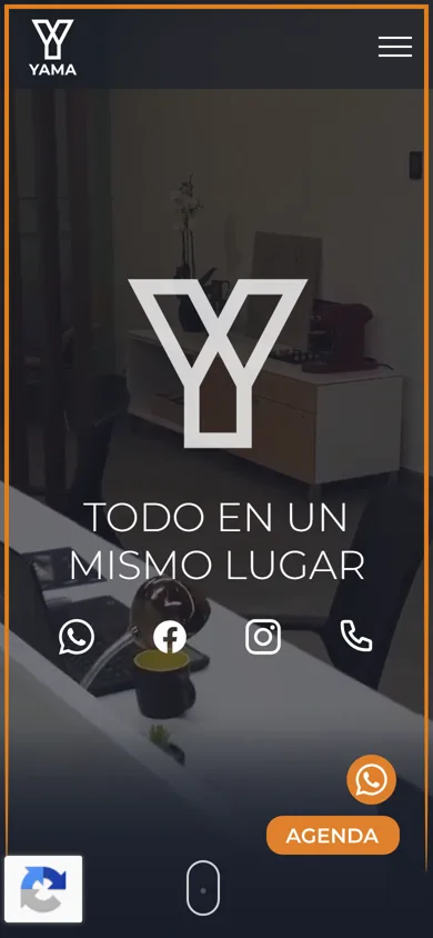 La landing en celular